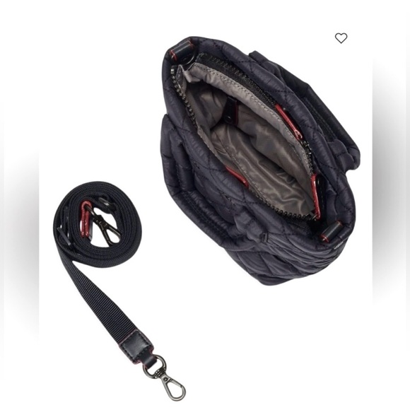 MZ Wallace Petite Metro Deluxe Black Crossbody Bag - Picture 4 of 16